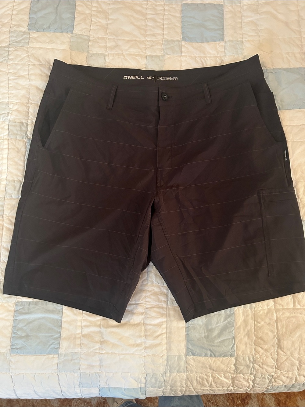 O'Neill Black Men's Hybrid Boardshorts